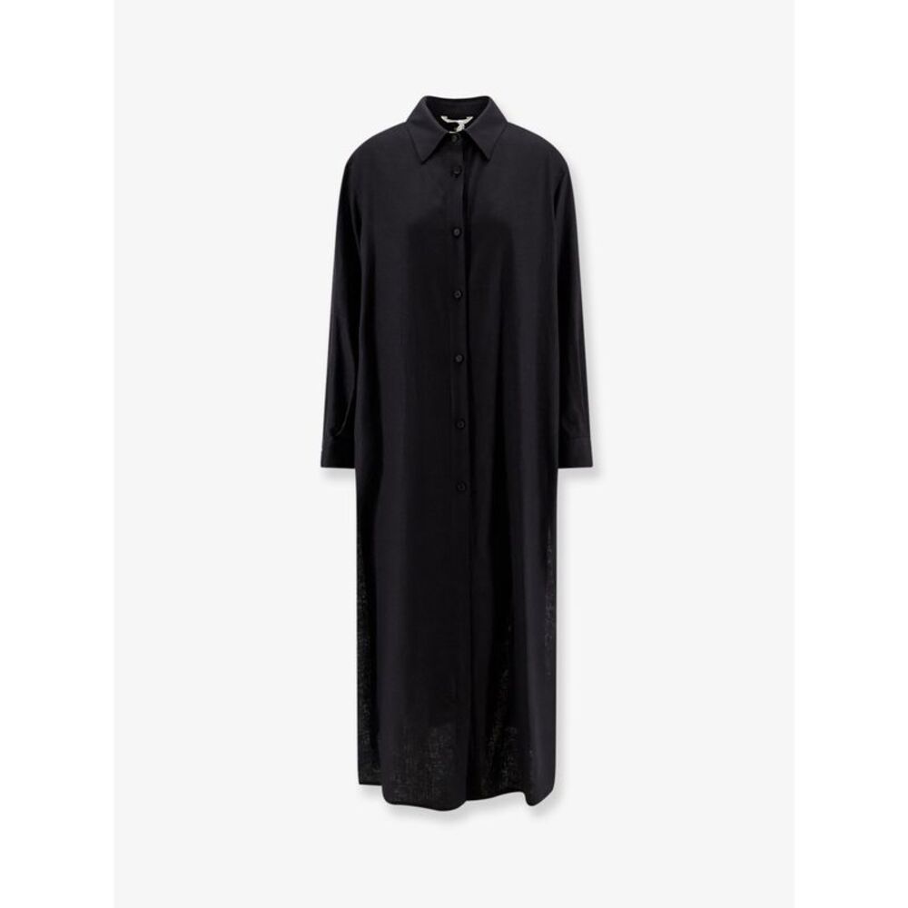 Hevo Women Arigliano Viscose And Linen Chemisier Dress